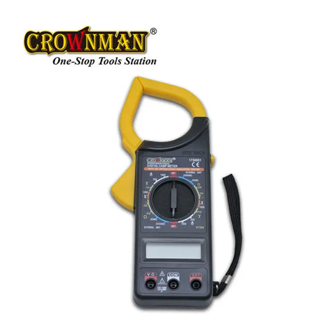CROWNMAN Clamp Digital Multimeter – Accurate, Versatile & Easy to Use for Home, Auto & Industrial Applications