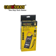 CROWNMAN Clamp Digital Multimeter – Accurate, Versatile & Easy to Use for Home, Auto & Industrial Applications