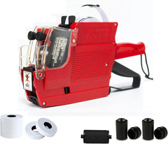 Price Label Gun – MX6600 2-Line 20-Digit Label Maker with Inkers & Stickers | Efficient & Versatile for Retail