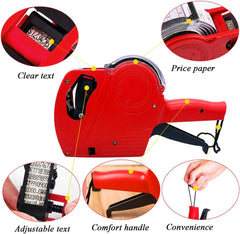 Pricing Tag Gun – MX5500 8-Digit Label Gun with 5150 White Stickers & Extra Inkers | Efficient & Accurate for Retail