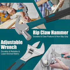 Sundpey 257-Piece Home Tool Kit – Complete Set for DIY & Home Repairs with Toolbox