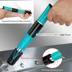 Manual Steel Nail Gun Tool with 15 Nails Heavy Duty Fastening Tool