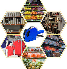 Pricing Tag Gun – MX5500 8-Digit Label Gun with 5150 White Stickers & Extra Inkers | Efficient & Accurate for Retail