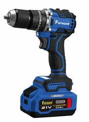 Forward 21V Professional Brushless Cordless Drill - 66NM Torque | 13mm Chuck | Dual Lithium Battery | Copper Lifetime Warranty