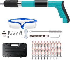 Manual Steel Nail Gun Tool with 15 Nails Heavy Duty Fastening Tool