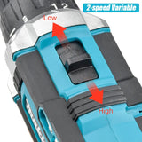 Makita 12V LXT® Lithium-Ion Cordless 1/3" Driver-Drill with Complete Toolkit