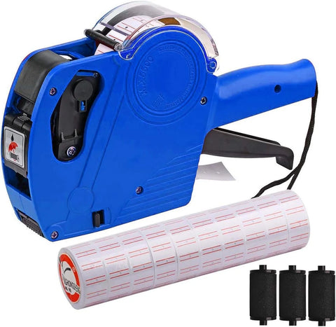 Pricing Tag Gun – MX5500 8-Digit Label Gun with 5150 White Stickers & Extra Inkers | Efficient & Accurate for Retail