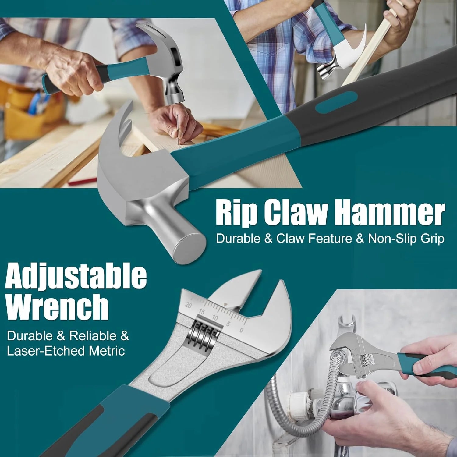 Sundpey 257-Piece Home Tool Kit – Complete Set for DIY & Home Repairs with Toolbox