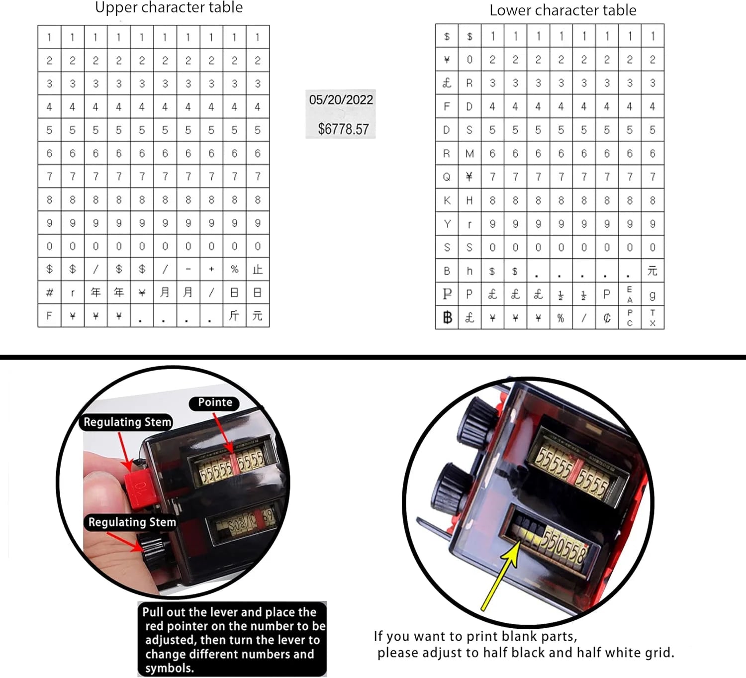 Price Label Gun – MX6600 2-Line 20-Digit Label Maker with Inkers & Stickers | Efficient & Versatile for Retail