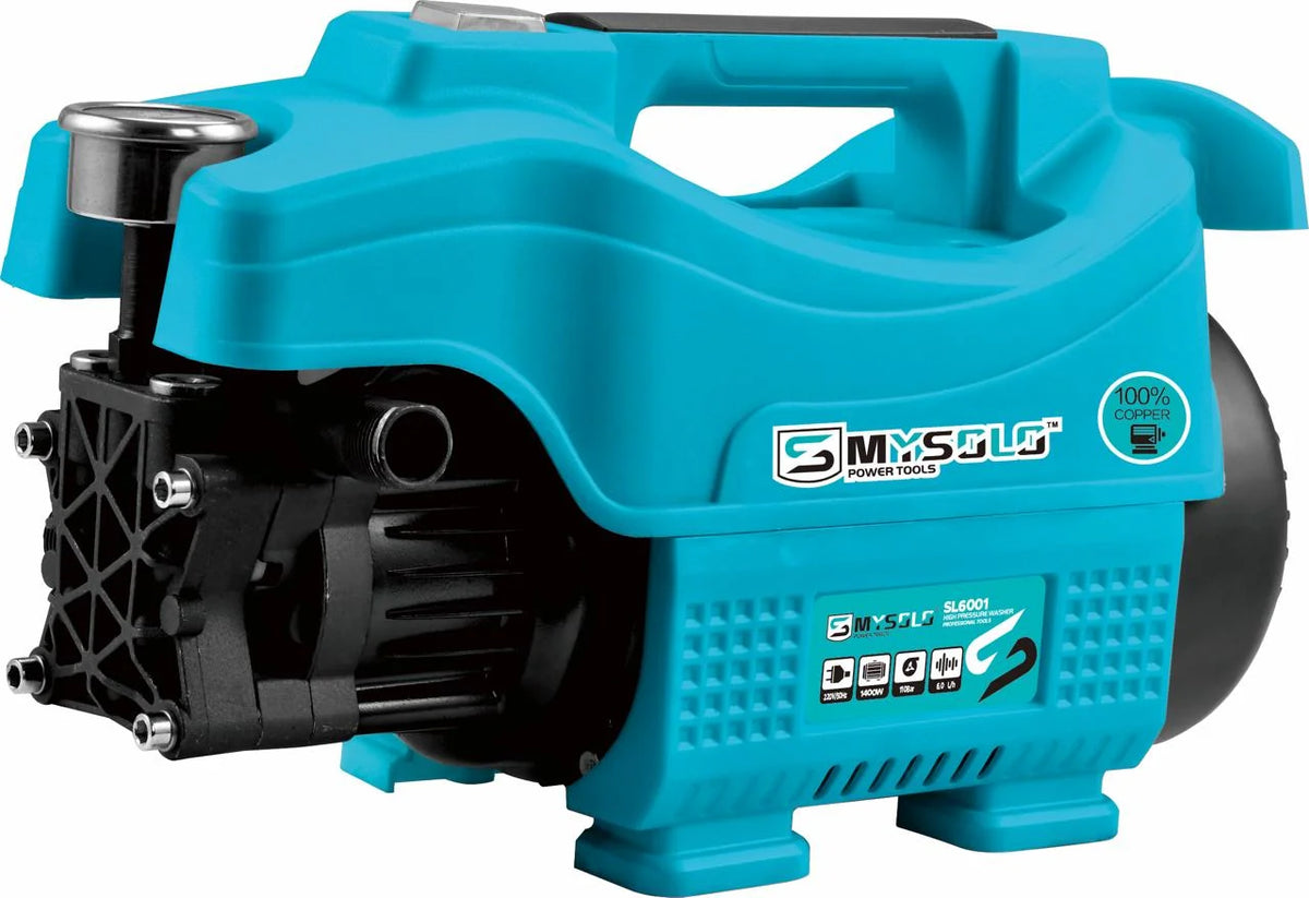 MYSOLO High Pressure Washer 110 Bar 100% Copper 1400W – Powerful Cleaning for Every Task
