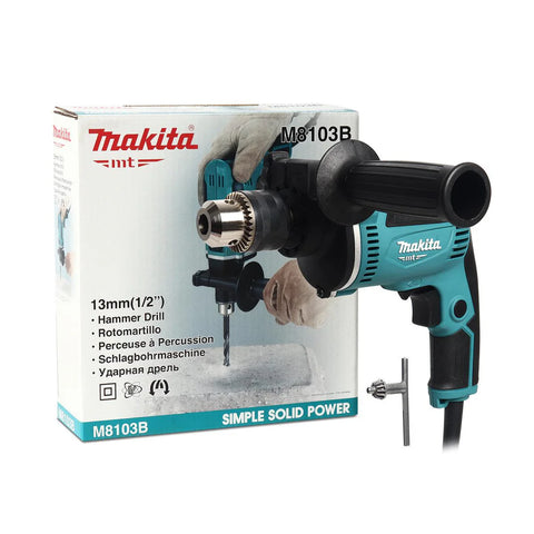 Makita M8103B Impact Drill - 13mm, 430W, Copper Winding, 1-Year Warranty