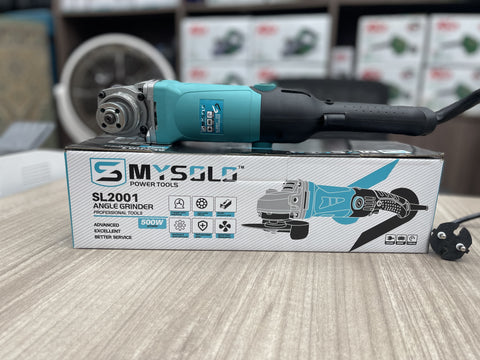 MYSOLO SL2001N Angle Grinder – 4 Inch | 500W | 100% Copper Winding | 1-Year Replacement Warranty