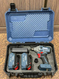 Brushless Cordless Impact Wrench Kit, 21V Double Li-Ion Batteries